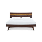 Lit plateforme Sarah California King, Doré