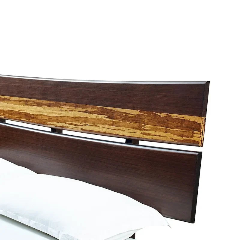 Lit plateforme Sarah California King, Doré