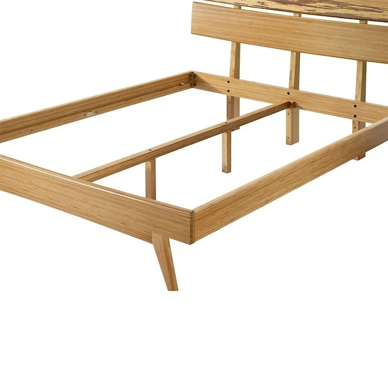 Lit plateforme Sarah California King, Doré