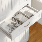Meuble de rangement pour garde-manger de cuisine 71", buffet de rangement, meuble de rangement de cuisine autonome avec 4 étagères réglables