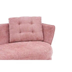 Canapé Rembourré avec Pieds en Métal Doré, Petit Canapé pour Salon, Salle de Lecture, Chambre, Appartement, Petit Espace, Dortoir