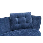 Canapé Rembourré avec Pieds en Métal Doré, Petit Canapé pour Salon, Salle de Lecture, Chambre, Appartement, Petit Espace, Dortoir