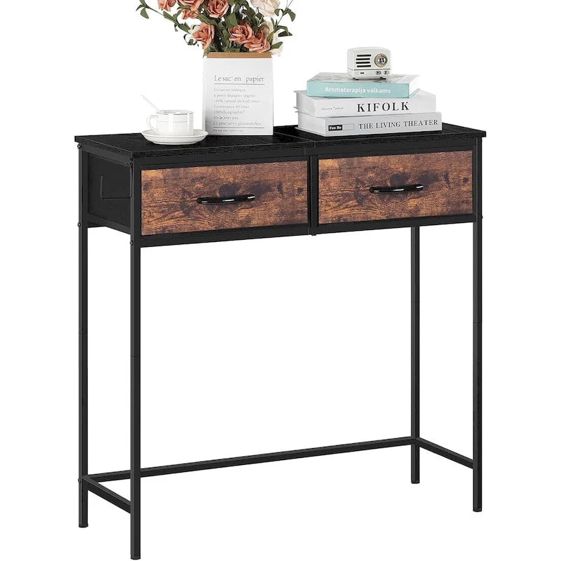 Petite console avec 2 tiroirs