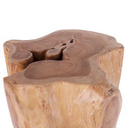 Tabouret Java en racine de teck