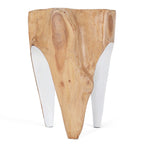 Tabouret Java en racine de teck