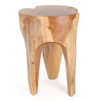 Tabouret Java en racine de teck