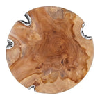 Tabouret Java en racine de teck