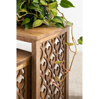 Tables gigognes en bois Karni de Kate and Laurel - Lot de 2